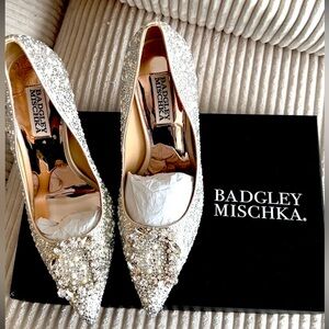 Badgley Mischka Collection Cher II Pointed Toe Pump Size 7 NWT